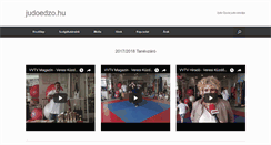 Desktop Screenshot of judoedzo.hu